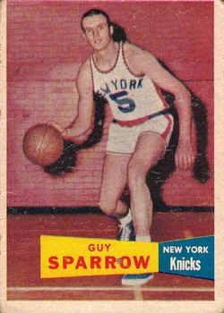 1957-58 Topps Guy Sparrow #38 card image