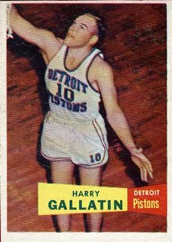 1957-58 Topps Harry Gallatin #62 card image