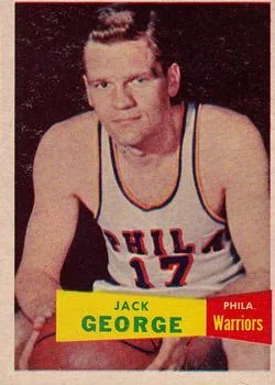 1957-58 Topps Jack George #67 card image