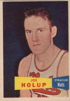 1957-58 Topps Joe Holup #76 card image