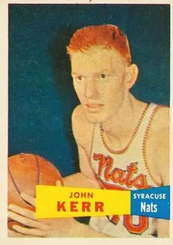 1957-58 Topps John Kerr #32 card image