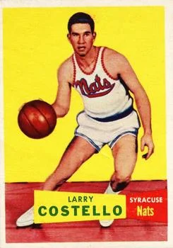 1957-58 Topps Larry Costello #33 card image