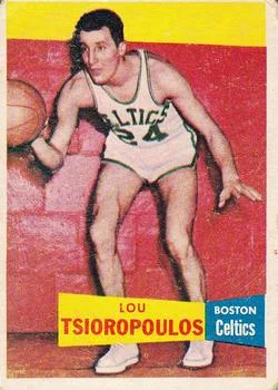 1957-58 Topps Lou Tsioropoulos #57 card image