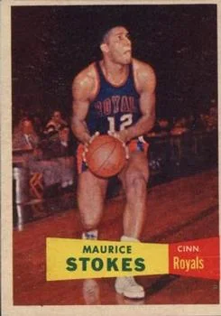 1957-58 Topps Maurice Stokes #42 card image