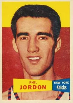 1957-58 Topps Phil Jordon #55 card image