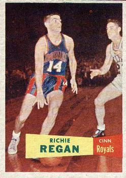1957-58 Topps Richie Regan #50 card image