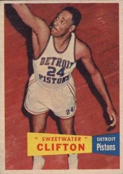 1957-58 Topps "Sweetwater" Clifton #1 card image