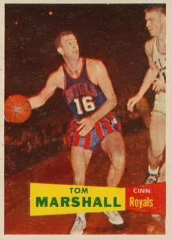 1957-58 Topps Tom Marshall #22 card image