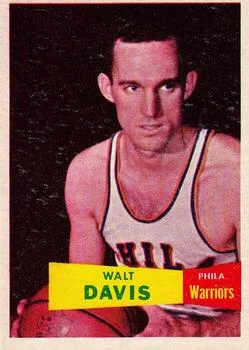 1957-58 Topps Walt Davis #49 card image