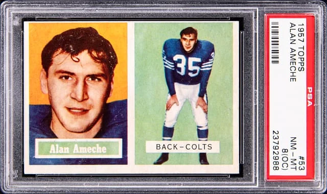 1957 Topps Alan Ameche #53 card image