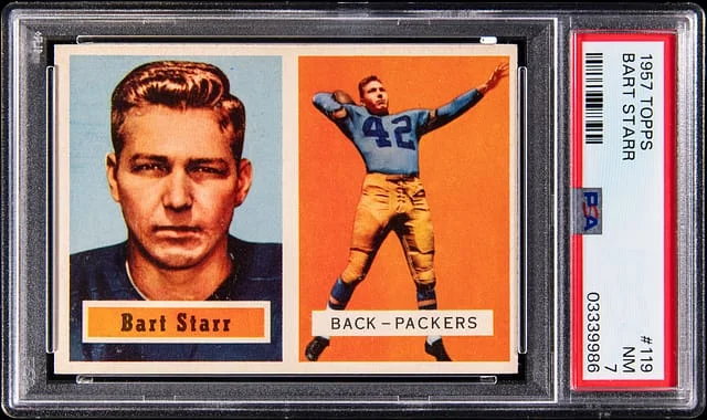 1957 Topps Bart Starr #119 card image