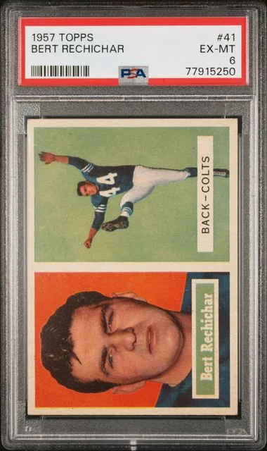 1957 Topps Bert Rechichar #41 card image