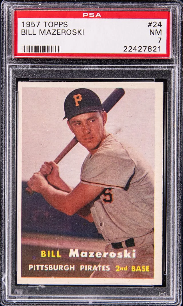1957 Topps Bill Mazeroski #23 card image