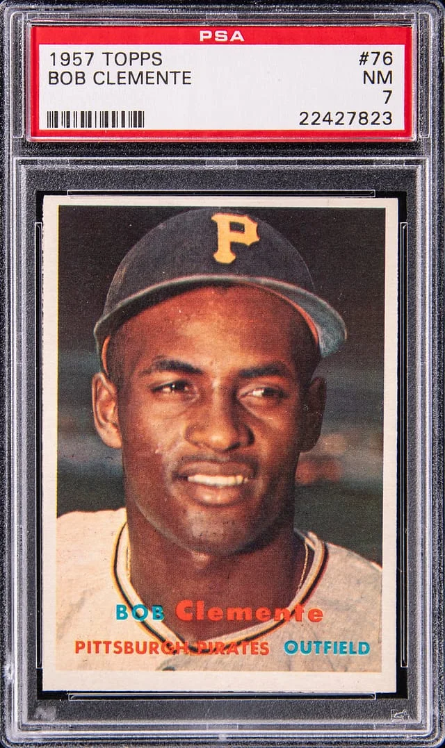 1957 Topps Bob Clemente #76 card image
