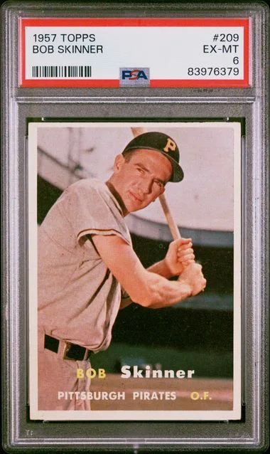 1957 Topps Bob Skinner #209 card image