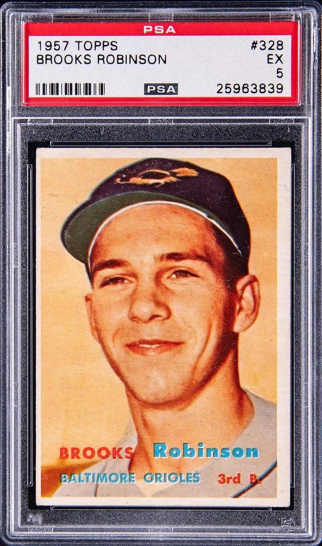 1957 Topps Brooks Robinson #323 card image