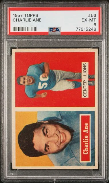 1957 Topps Charlie Ane #56 card image