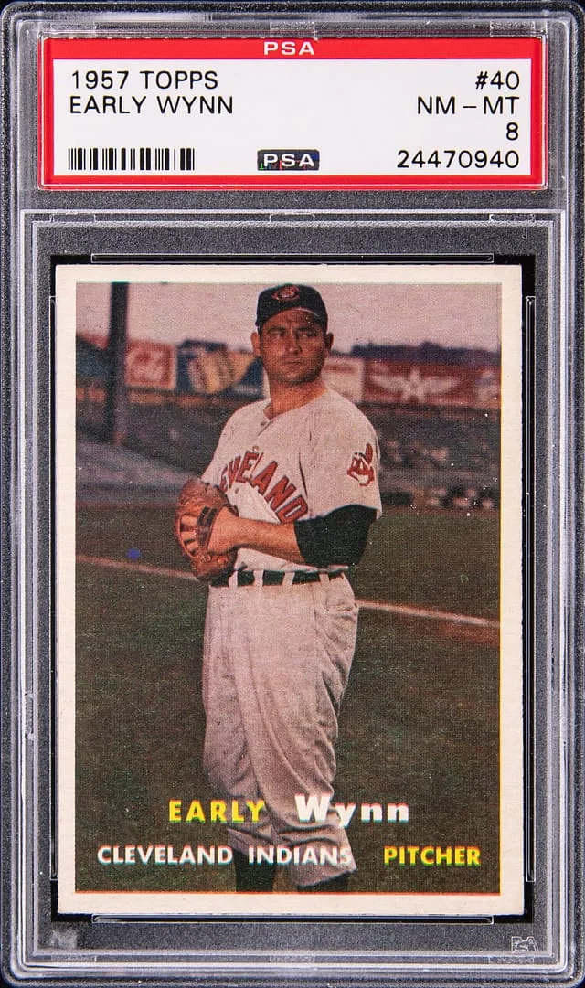 1957 Topps Ealy Wynn #40 card image