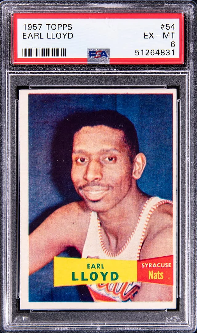 1957 Topps Earl Lloyd #54 card image
