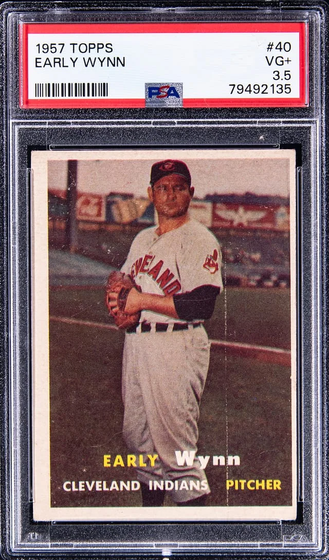 1957 Topps Early Wynn #40 card image
