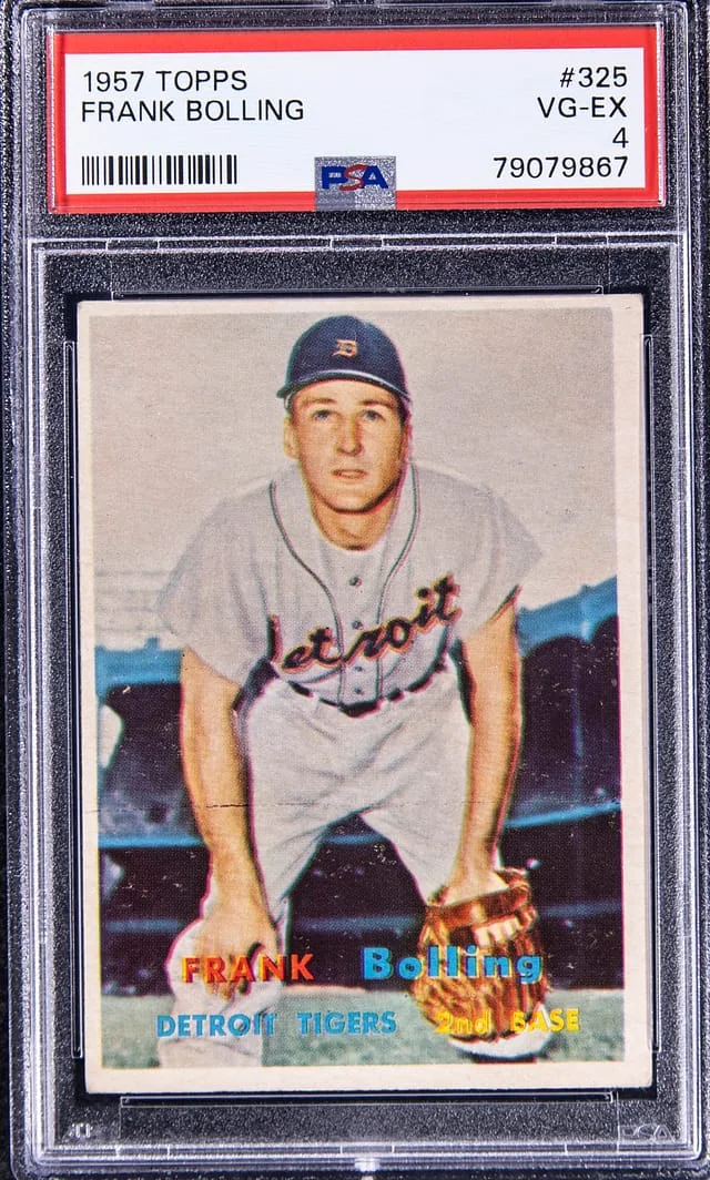 1957 Topps Frank Bolling #325 card image