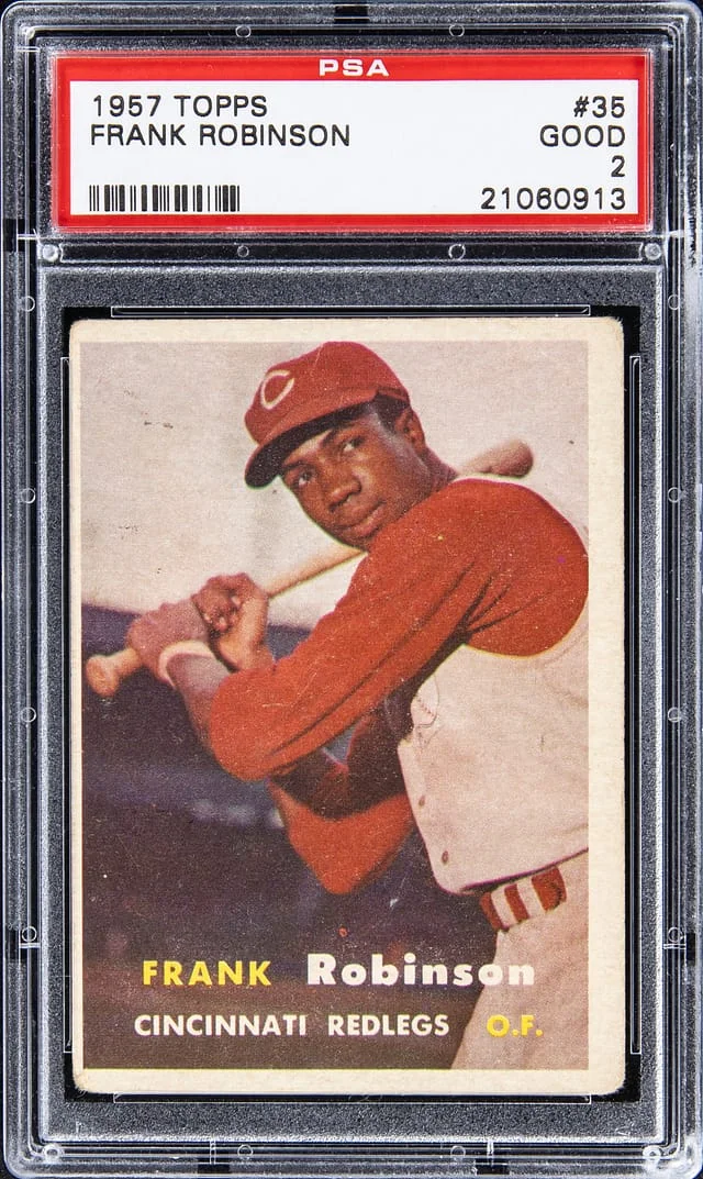 1957 Topps Frank Robinson #35 card image