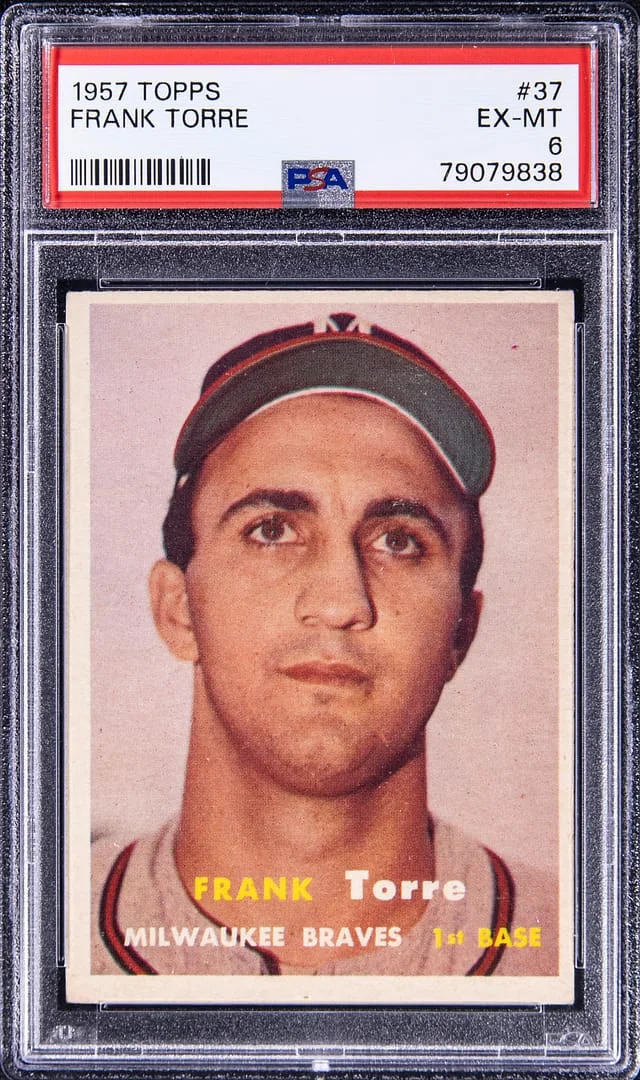 1957 Topps Frank Torre #37 card image