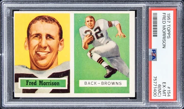 1957 Topps Fred Morrison #154 card image