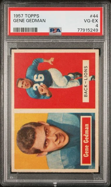 1957 Topps Gene Gedman #44 card image