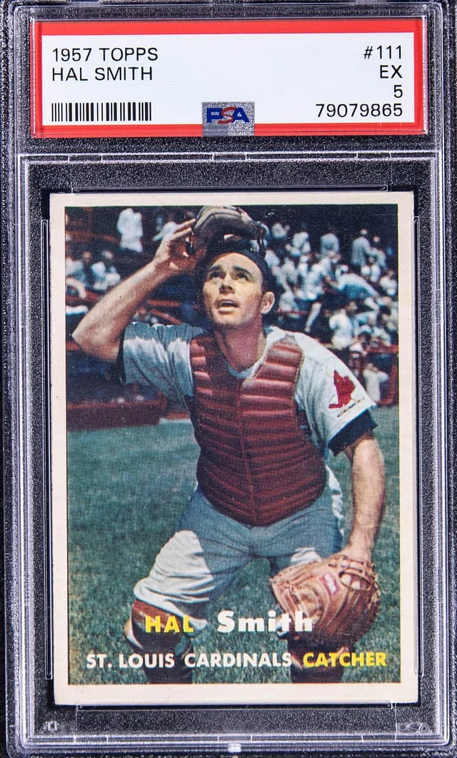 1957 Topps Hal Smith #111 card image