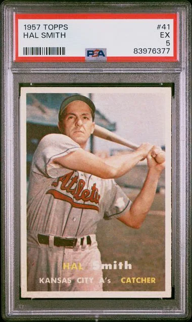 1957 Topps Hal Smith #41 card image