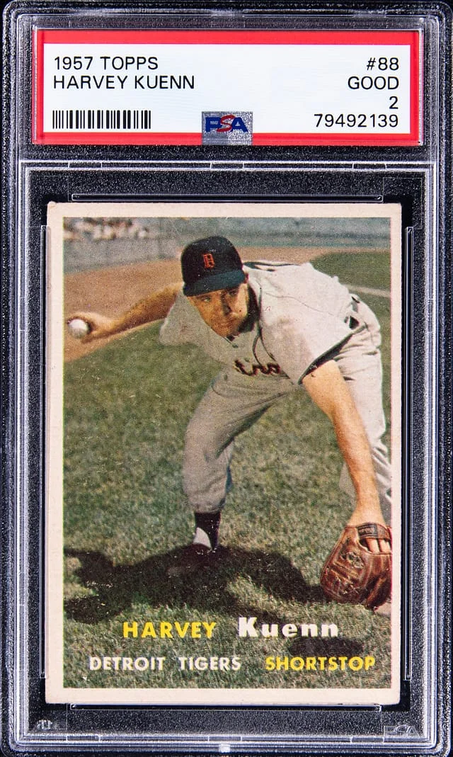 1957 Topps Harvey Kuenn #88 card image