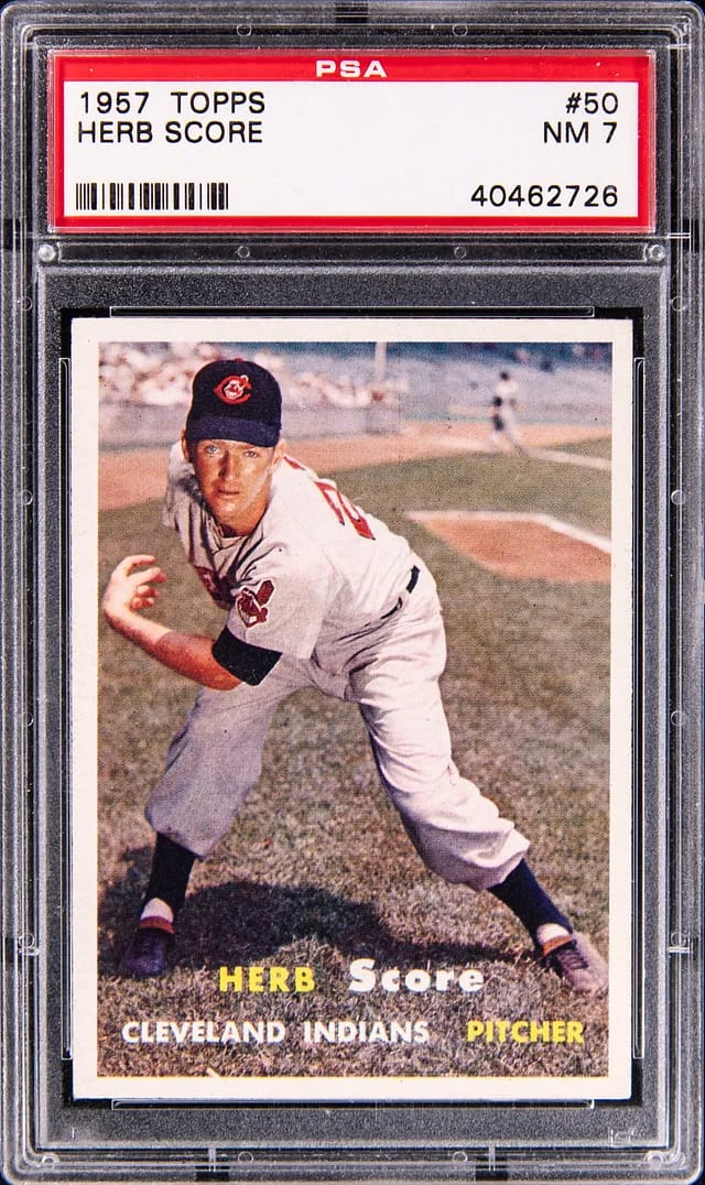 1957 Topps Herb Score #50 card image