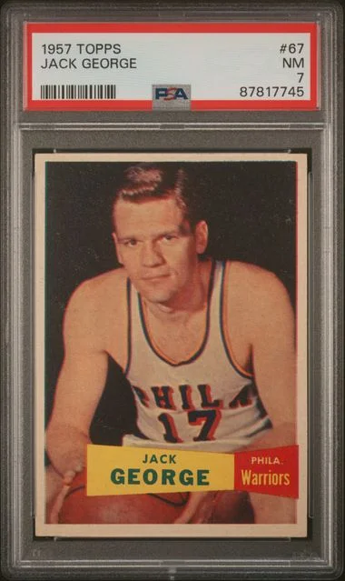 1957 Topps Jack George #67 card image
