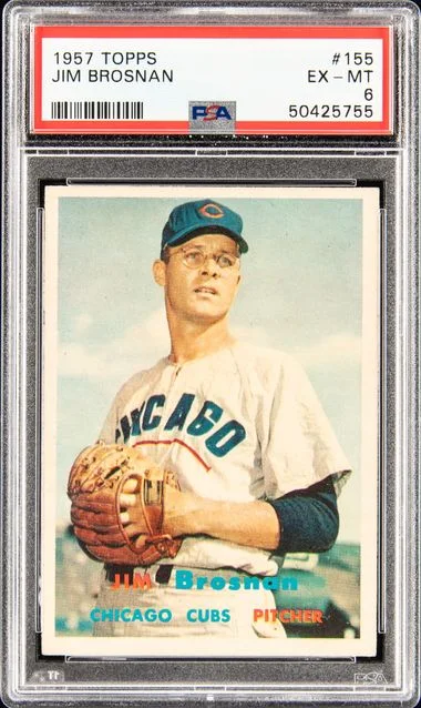 1957 Topps Jim Brosnan #155 card image