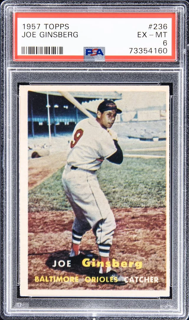 1957 Topps Joe Ginsberg #236 card image