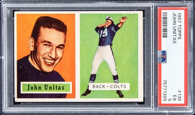 1957 Topps Johnny Unitas #138 card image