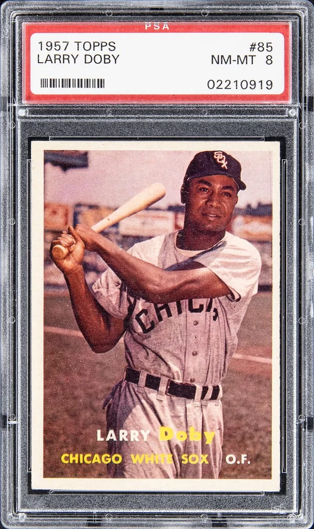 1957 Topps Larry Doby #85 card image