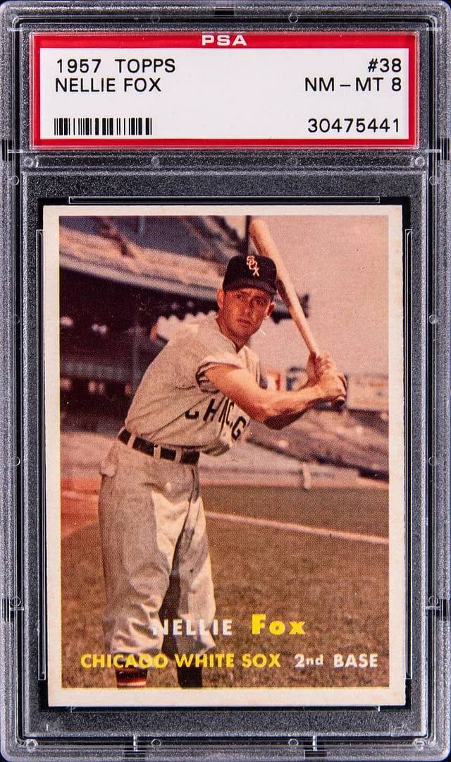 1957 Topps Nellie Fox #38 card image