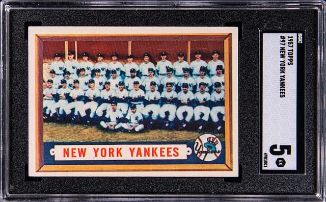 1957 Topps New York Yankees #97 card image