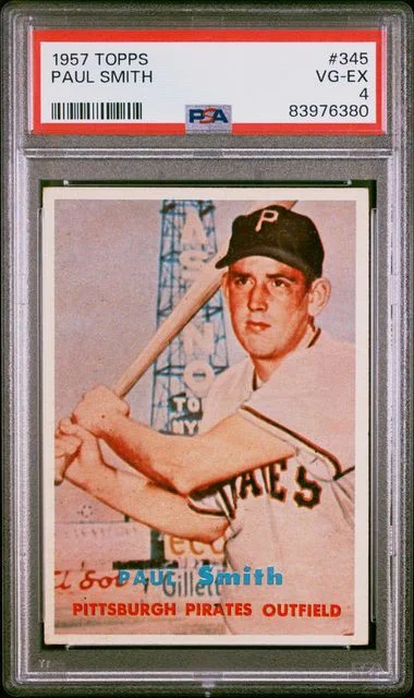 1957 Topps Paul Smith #345 card image
