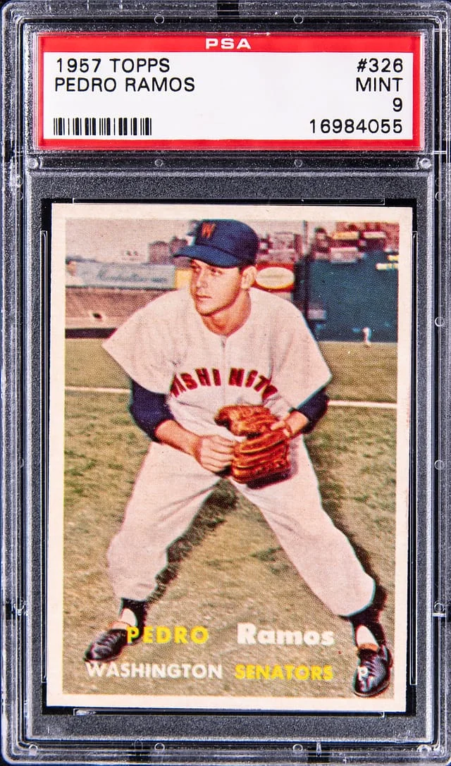 1957 Topps Pedro Ramos #326 card image