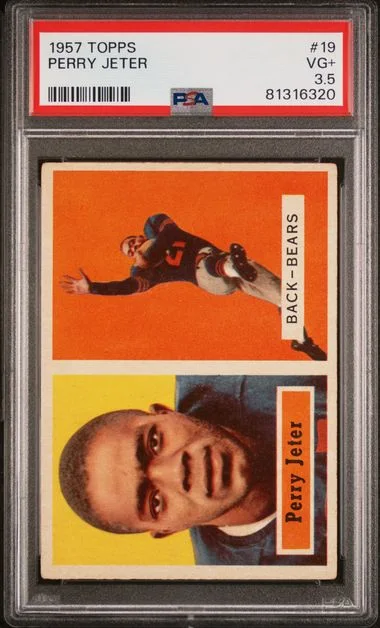 1957 Topps Perry Jeter #19 card image