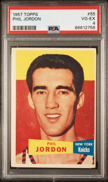 1957 Topps Phil Jordon #55 card image