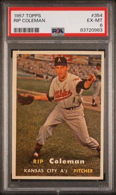 1957 Topps Rip Coleman #354 card image