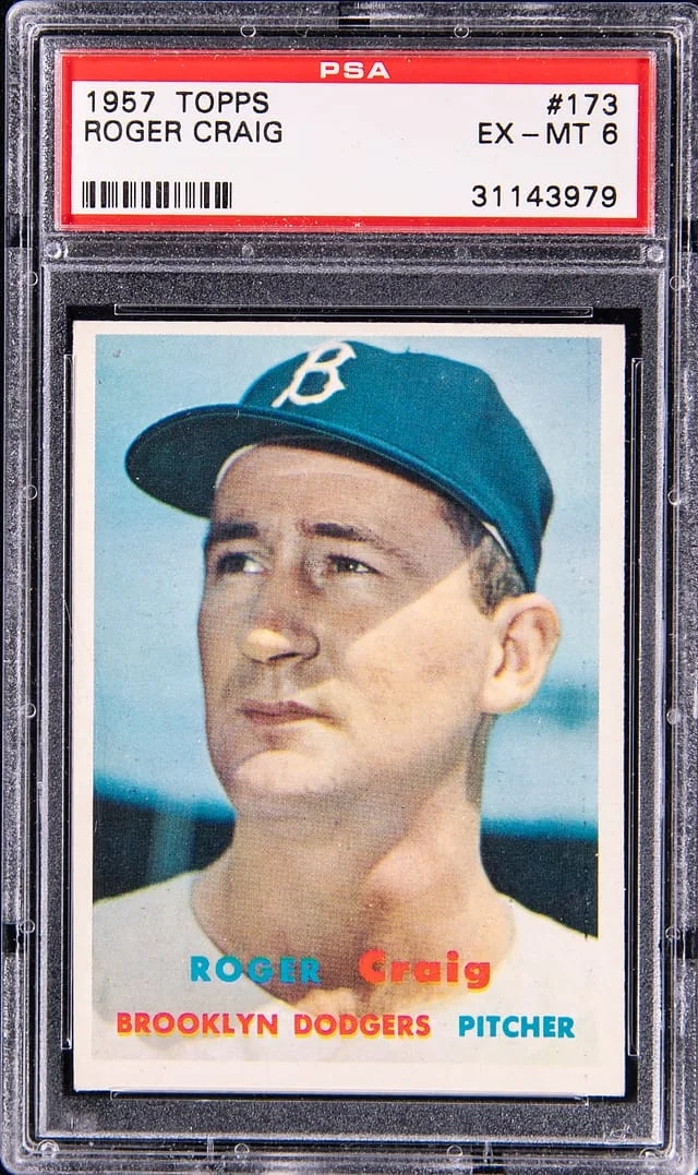 1957 Topps Roger Craig #173 card image