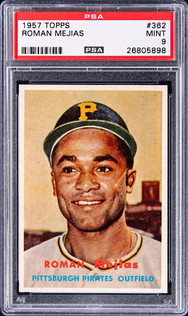 1957 Topps Roman Mejias #362 card image