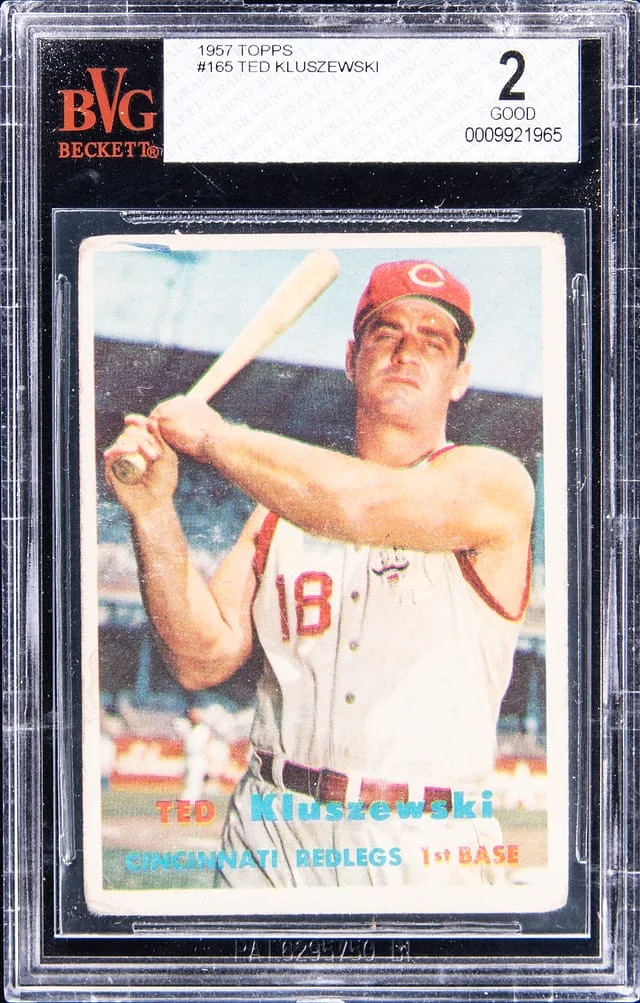 1957 Topps Ted Kluszewski #165 card image