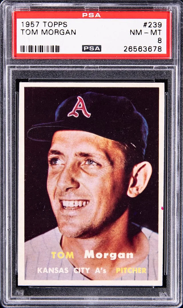 1957 Topps Tom Morgan #239 card image