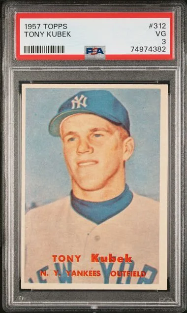 1957 Topps Tony Kubek #312 card image